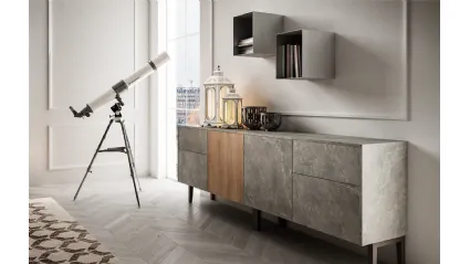 Madia Living 05 in Rovere e Pietra di Arredo3