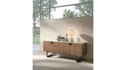 Madia Pandora in materico rovere cognac di Tomasella