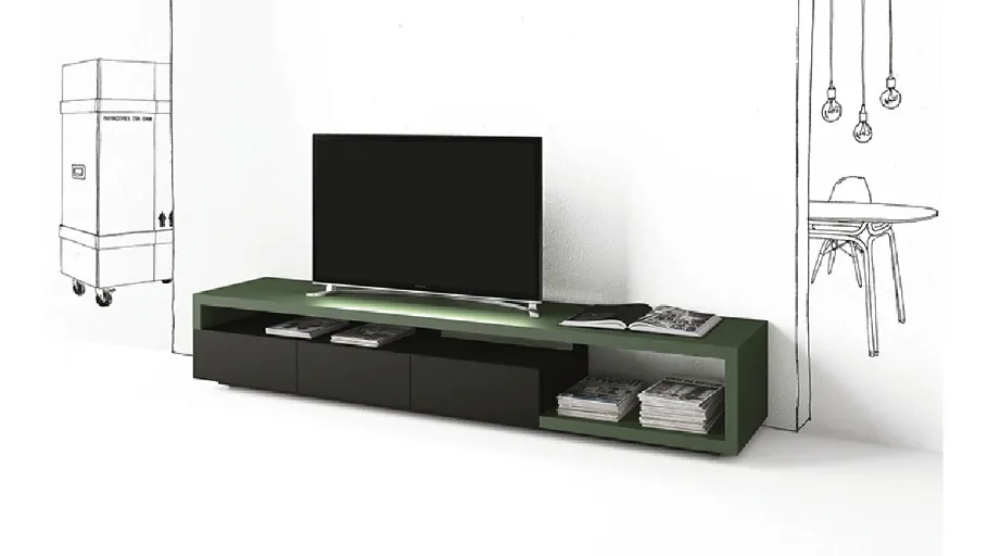 Mobile Porta Tv Ode di Minotti Italia