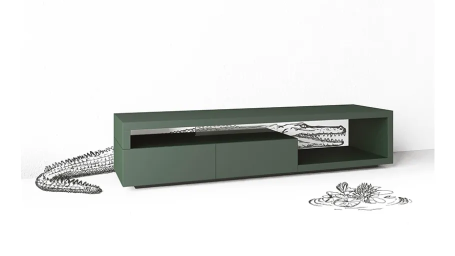 Mobile Porta Tv Ode di Minotti Italia