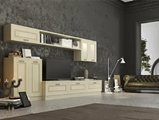 Parete Attrezzata in legno Verona III di Arredo3