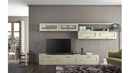 Parete Attrezzata in legno Verona IV di Arredo3