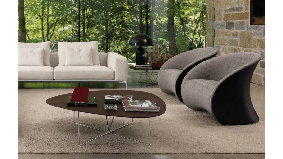 Poltroncina di design in tessuto Le Midì di Desirèe