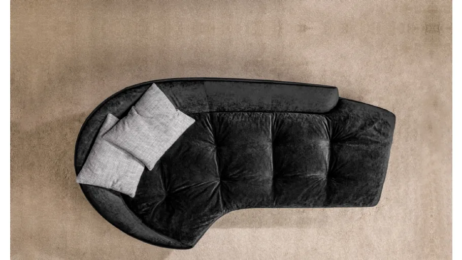 Divano di design in tessuto Boè di Desirèe