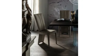 Sedia in tessuto con schienale alto Aurelia di Cattelan Italia