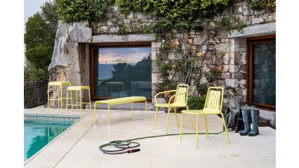 Sgabello in metallo Easy di Connubia