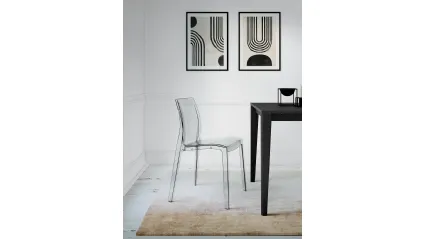 Sedia Light in policarbonato trasparente di Arredo3
