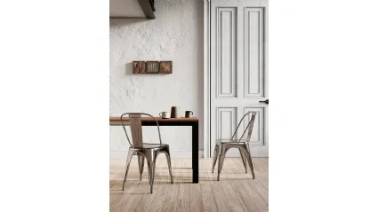 Sedia Seven in metallo verniciato di Arredo3