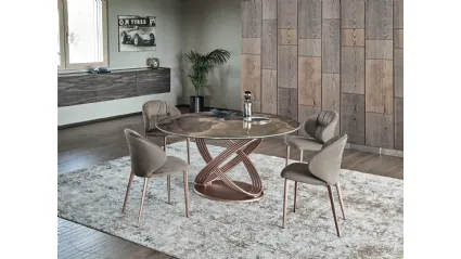 Tavolo Fusion Rotondo di Bontempi