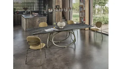 Tavolo Louis in SuperMarmo di Bontempi