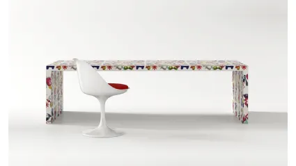 Tavolo Business in legno stratificato laccato design di De Rosso