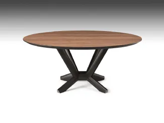 Tavolo rotondo in legno Planer Wood Round di Cattelan Italia