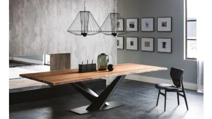 Tavolo con piano in legno Stratos Wood di Cattelan Italia