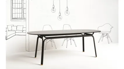 Tavolo Tubi di Minotti Italia