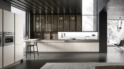 Cucina Design ad angolo Lab13 Kitchen 05 di Aran