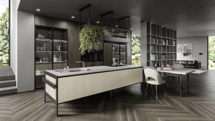 Cucina Design con isola Lab13 Kitchen 06 di Aran