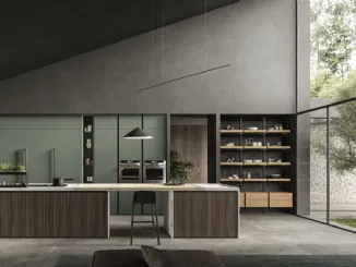 Cucina Design con isola Lab13 Kitchen 07 di Aran