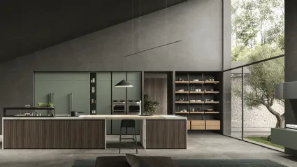 Cucina Design con isola Lab13 Kitchen 07 di Aran