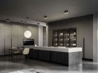 Cucina Moderna con isola Tratto 10 01 di Arredo3