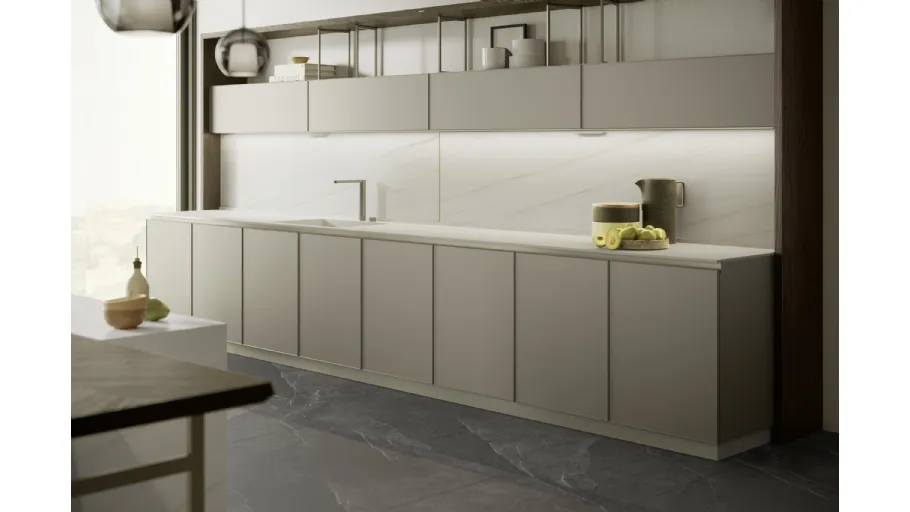 Cucina Moderna Blend con isola di Composit