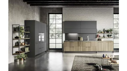 Cucina Moderna ad angolo in laminato e laccato Cloe 03 di Arredo3