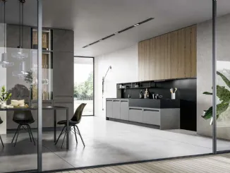 Cucina Moderna lineare Tekna 03 di Arredo3