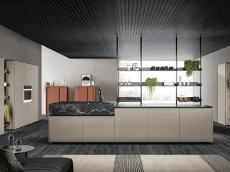 Cucina Moderna Time 05 con isola di Arredo3