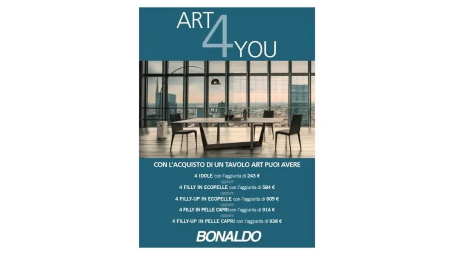 Promozione Bonaldo tavoli e sedie