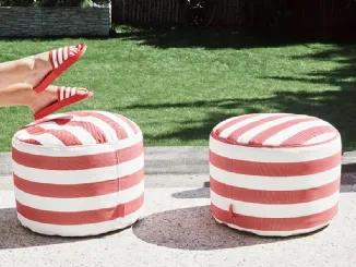 Pouf in tessuto impermeabile da giardino Point Outdoor di Fatboy