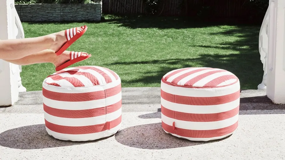 Pouf in tessuto impermeabile da giardino Point Outdoor di Fatboy