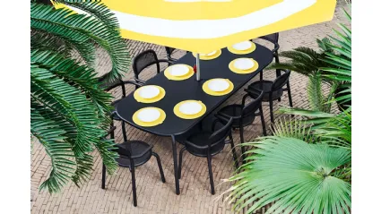 Tavolo Toní Tablo e Sedie in alluminio di Fatboy